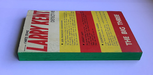 1950s-60s LARRY KENT THE BIG THREE Australian pulp fiction crime detective book